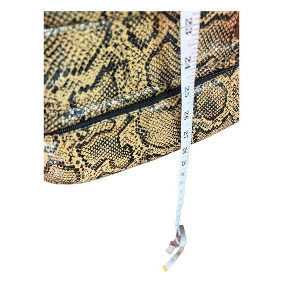 Vintage Liza Ganz Shoulder Crossbody Python Snakeskin Embossed Purse Handbag - Picture 14 of 16